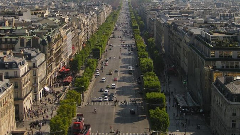 The Champs-Elysees, pictured here on Sept. 27 from the Arc de Triomphe, is one of the premier shopping destinations in the world.