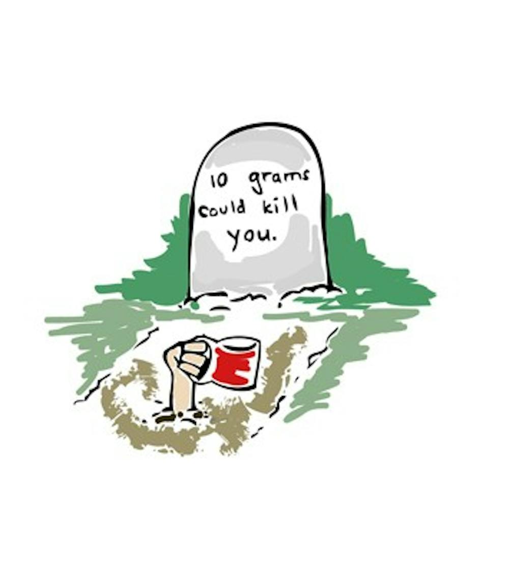 “Caffeine can be classified as a drug because it is toxic.”