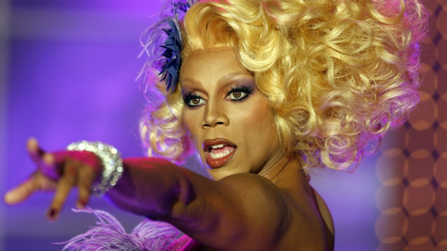 RuPaul walks the runway in his famous drag queen guise during a taping of "RuPaul's Drag Race" in 2009 in Culver City, California. "Drag Race," a show in which drag queens compete to be crowned America's Next Drag Superstar, will air "All Stars 3" in January 2018.