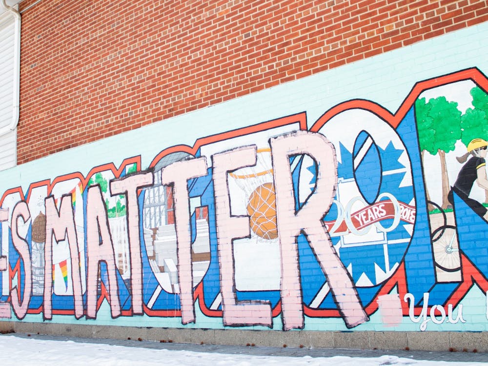 A mural is seen Feb. 14, 2021, in People&#x27;s Park. ﻿Local band Matixando will perform at 4:30 p.m. June 16 at People’s Park as part of an ongoing concert series.