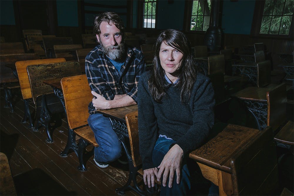 R. Ring is a duo featuring Kelley Deal of the Breeders and Mike Montgomery of Ampline. They're set to play Thursday at the Bishop.