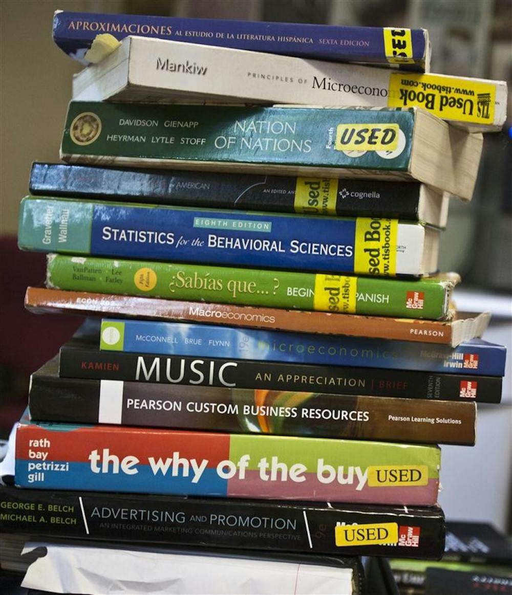 Students can purchase textbooks at a variety of locations, including online.