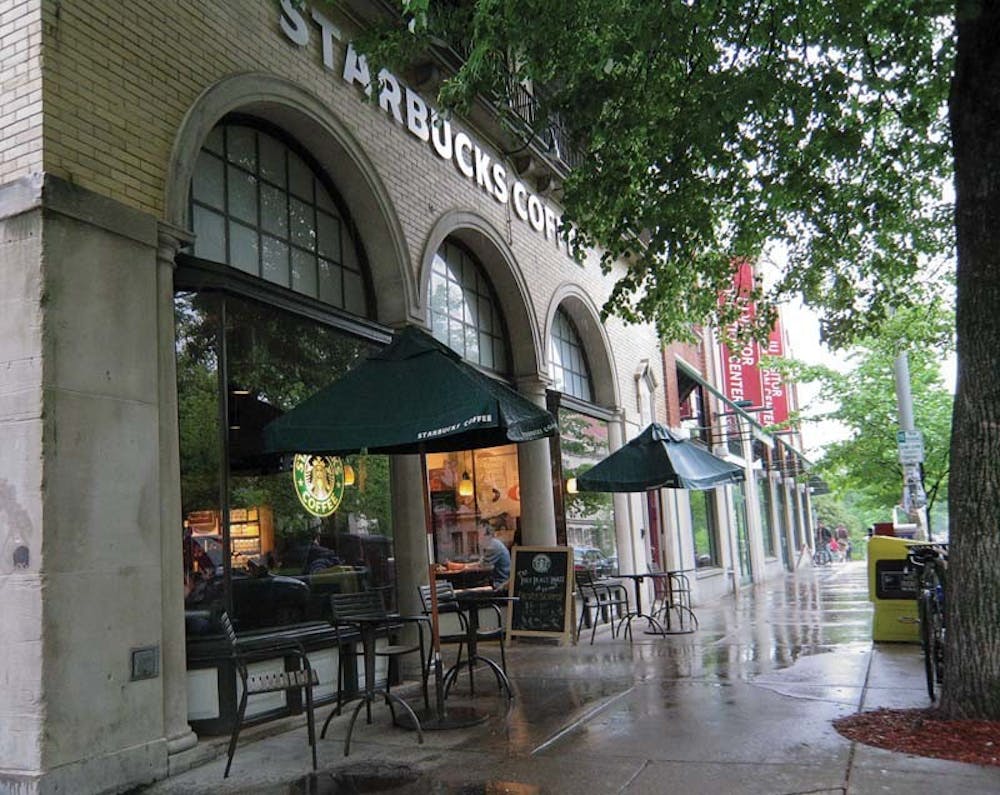 Starbucks on Indiana Avenue.