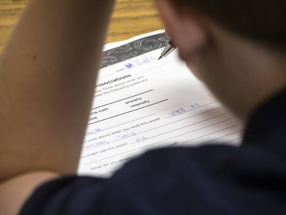 <p>A student completes a standardized test April 4, 2023. The 2022-23 IREAD-3 results reflect that approximately one in five Indiana third grade students are struggling to read by the end of their academic school year.</p><p> </p>