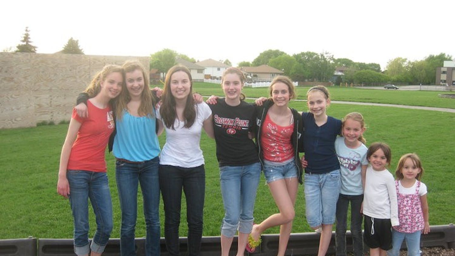 More than 30 members of the Bessette's extended families have attended IU in the last 50 years. Nine girls from the families plan to attend when they are grown up.