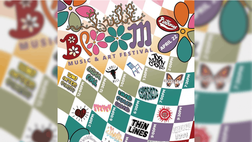 Pinthouse will present Full Bloom Festival, a free, independent festival, from noon to 11:30 p.m. on April 22 near 11th Street and North College Avenue. There will be intermissions for the Women’s Little 500 race from 3:30-6 p.m. 