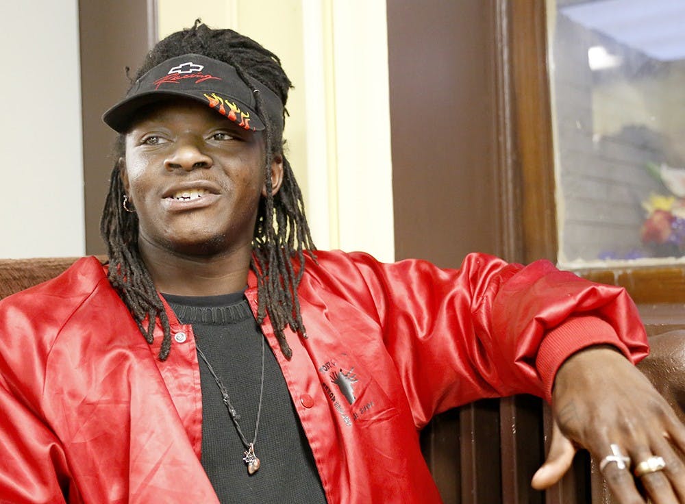 Dwight Harmon, stage name Nagasaki Dirt is a local rapper originally from Indianapolis. He got the name from a Japanese anime, Samurai Champloo. He wants to expand a rap culture in Bloomington. 