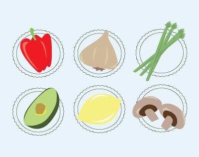 Weekend farmer's market carousel