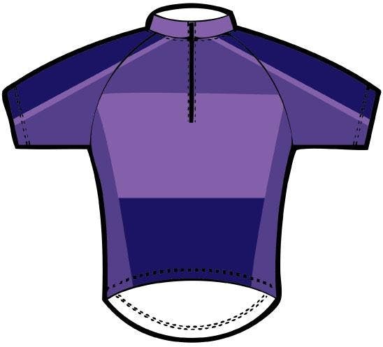 Light and Dark Purple Jersey