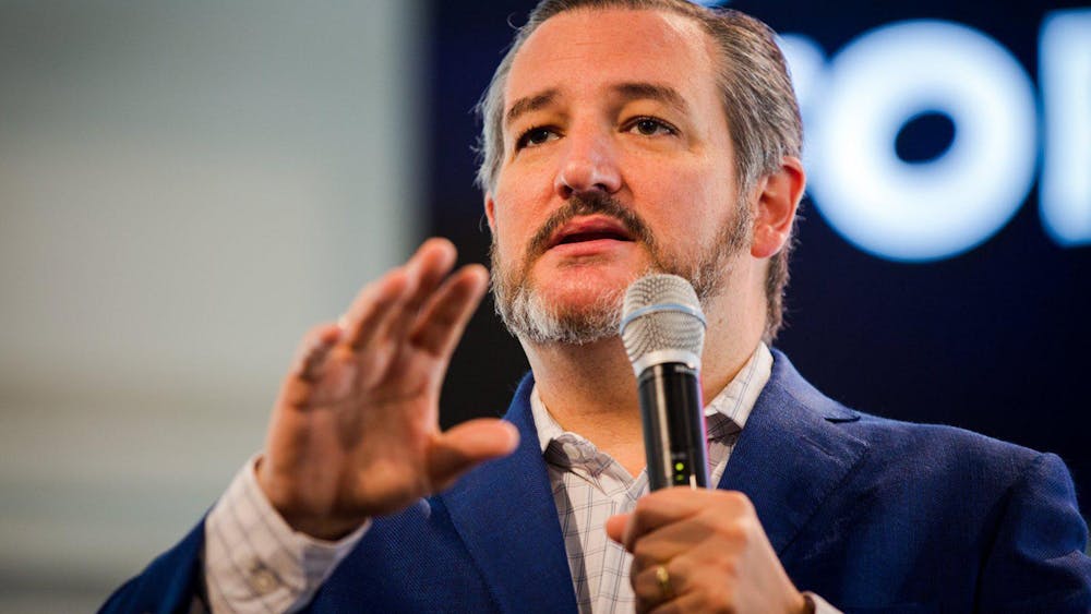 U.S. Sen. Ted Cruz, R-TX, speaks at the Texas Values &quot;Faith, Family and Freedom Forum&quot; in September 2019 at Great Hills Baptist Church in Austin, Texas.