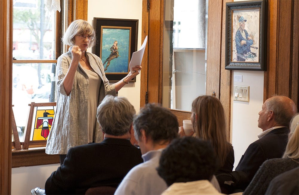 Rosanna Warren, an American poet, gives a poetry reading titled 'Horizons of Knowledge' at The Venue on Thursday evening. Warren is the recipient of a number of awards that included awards from the American Academy of Arts and Letters and the Academy of American Poets. She is currently the Hanna Holborn Gray Distinguished Service Professor in the Committee on Social Thought at the University of Chicago. 