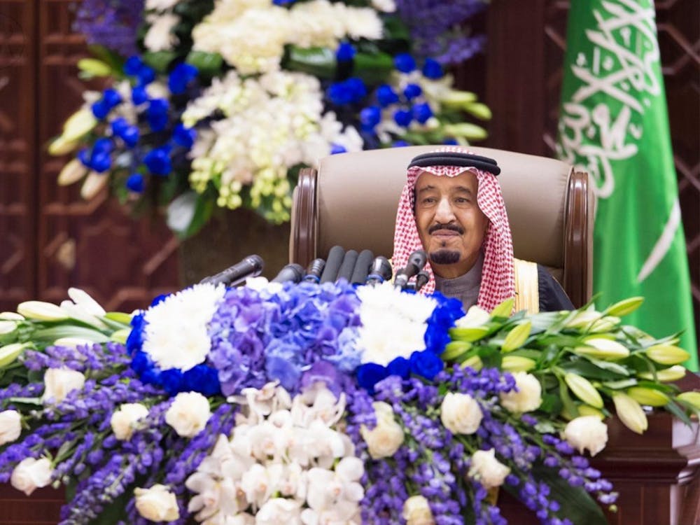 Salman bin Abdulaziz Al Saud attends a meeting Jan. 6, 2015, in Riyadh, Saudi Arabia.&nbsp;