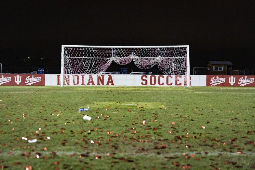 Confetti on the field 