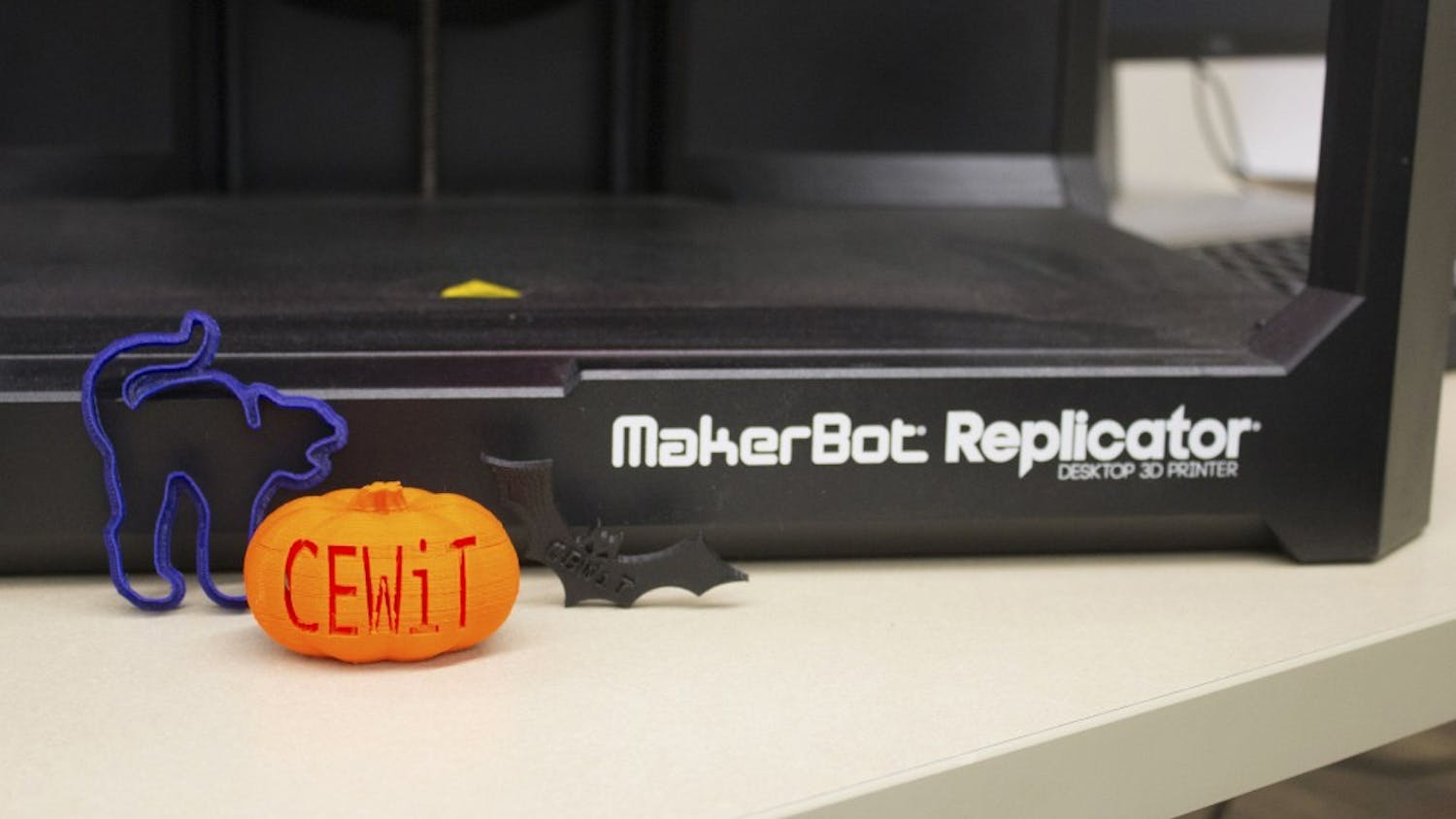 Center of Excellence for Women in Technology hosts a 3D printing workshop. The workshop focused on Halloween-themed designs on Monday at Wells Library.