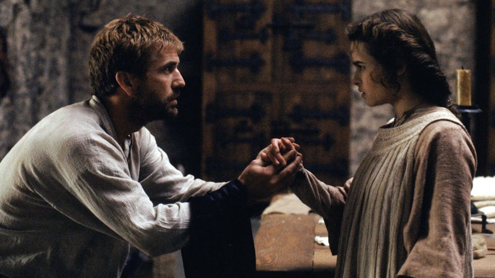 Mel Gibson and Helena Bonham Carter star in the 1990 film adaptation of William Shakespeare's "Hamlet."