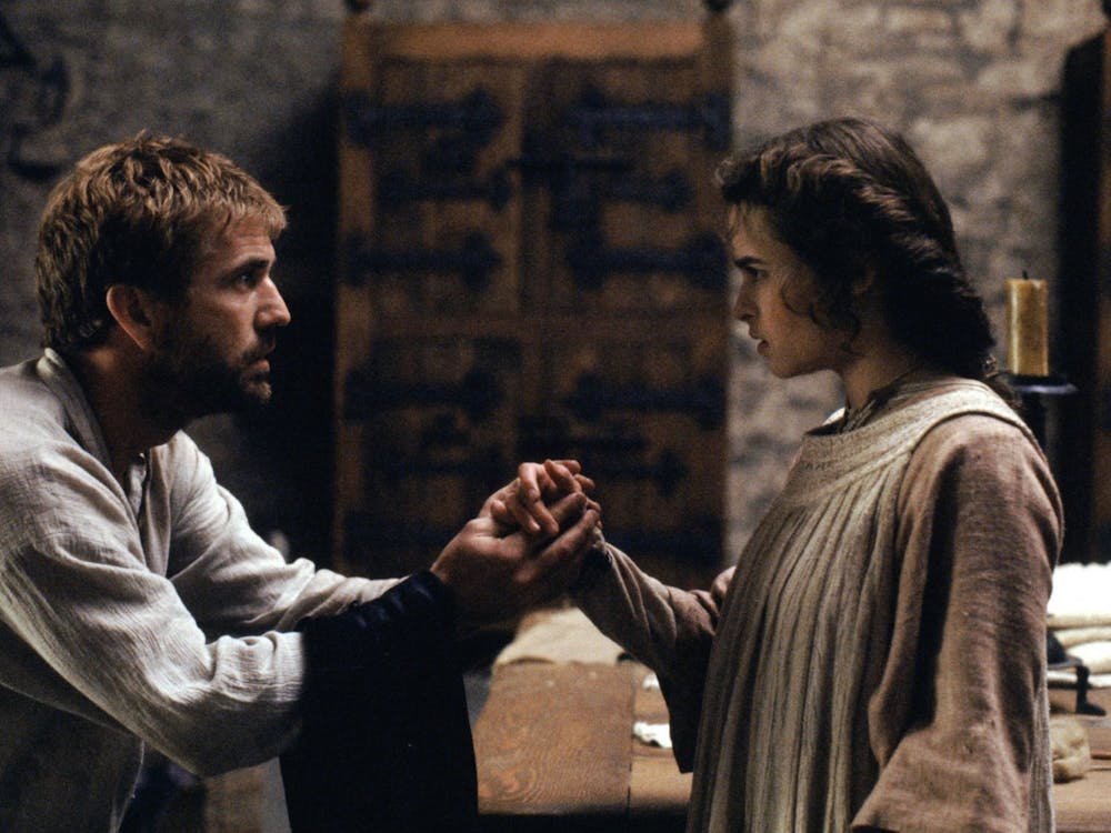 Mel Gibson and Helena Bonham Carter star in the 1990 film adaptation of William Shakespeare's "Hamlet."