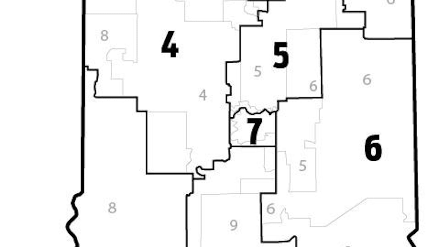 Indiana's new congressional districts