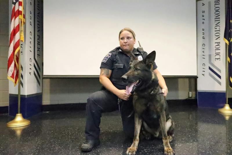 BPD introduces K-9 Ike to Citizens Police Academy
