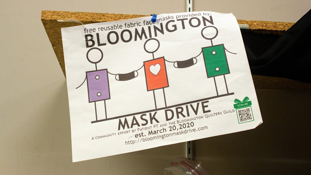 The Bloomington Mask Drive volunteers meet on Mondays and Fridays from 2 to 6 p.m.