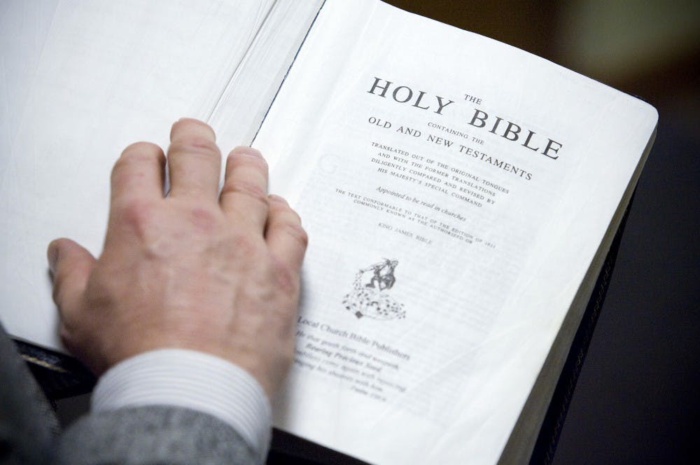 <p>Indiana Senate Bill 373 was authored by state Sens. Dennis Kruse, R–Auburn, and Jeff Raatz, R–Richmond. Its provisions aim to bring more Christianity, like the origins of life, into Indiana’s public and charter schools.</p>