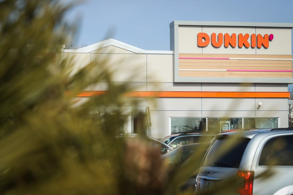 <p>Dunkin&#x27; is located at 300 S. College Mall Road. The popular national chain restaurant opened Dec. 7 and has received a large amount of foot traffic since.  </p>