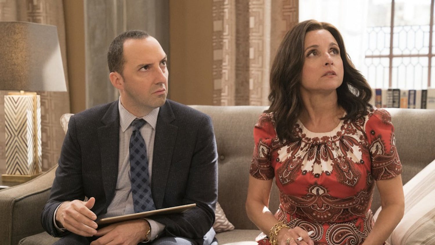 Tony Hale and Julia Louis-Dreyfus return to HBO this week for the sixth season of "Veep." 