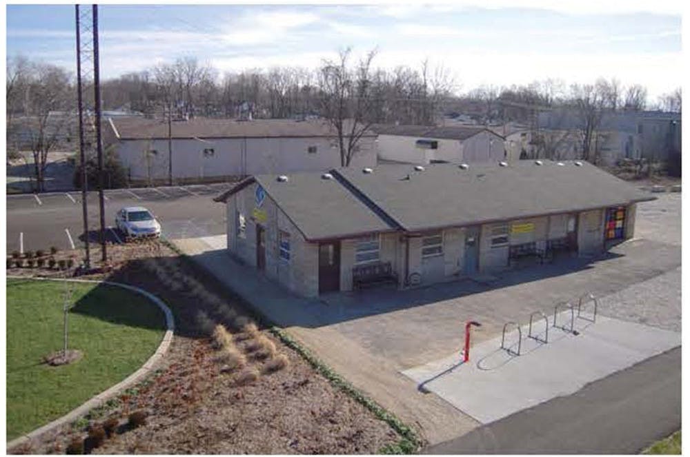 Switchyard Trailhead building.