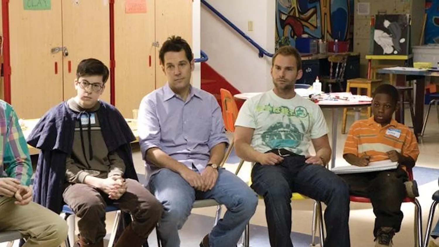 Paul Rudd probably finds it difficult hanging with both McLovin and Stifler.