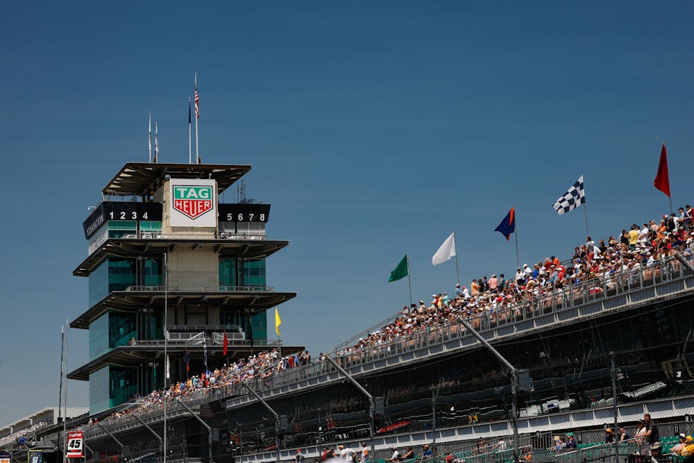 The Pagoda at Indianapolis Motor Speedway, May 21. 