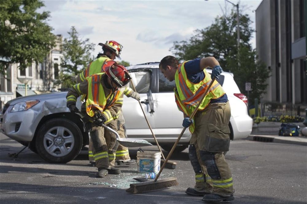 Crash at Kirkwood and College Ave.