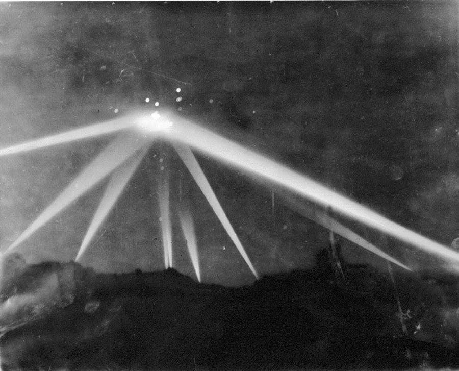 Witness photo taken during the Battle of Los Angeles