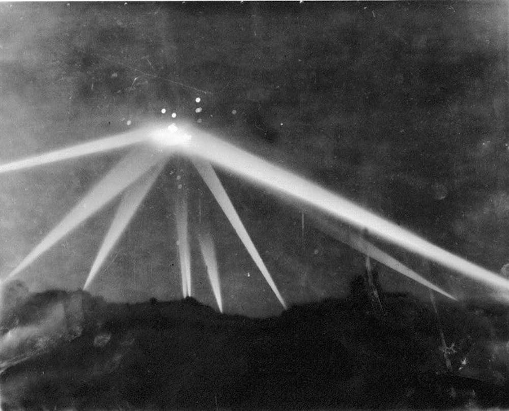 Witness photo taken during the Battle of Los Angeles