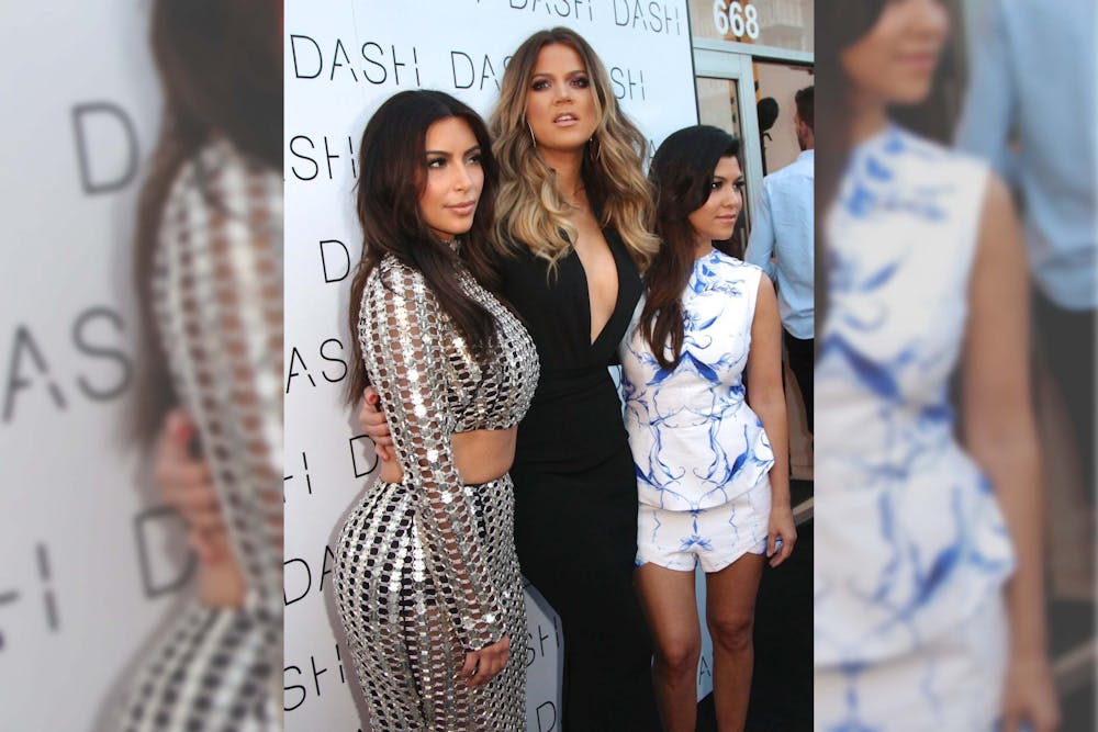<p>Kim Kardashian, Khloe Kardashian and Kourtney Kardashian attend the Grand Opening of DASH on March 12, 2014, at Miami Beach.</p>