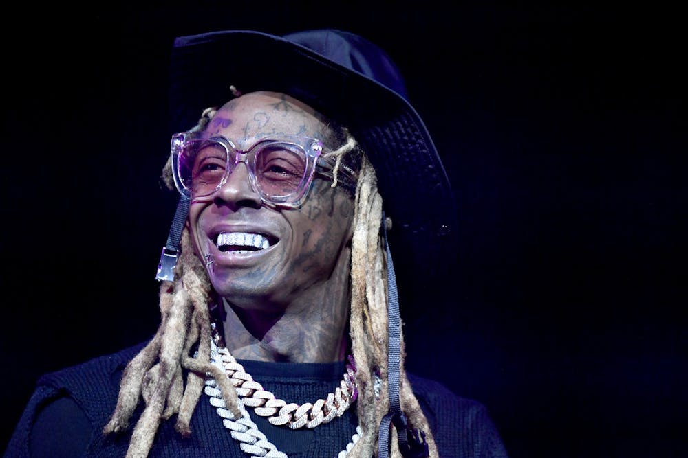 Lil Wayne performs onstage during the EA Sports Bowl at Bud Light Super Bowl Music Fest on Jan. 30 in Miami.