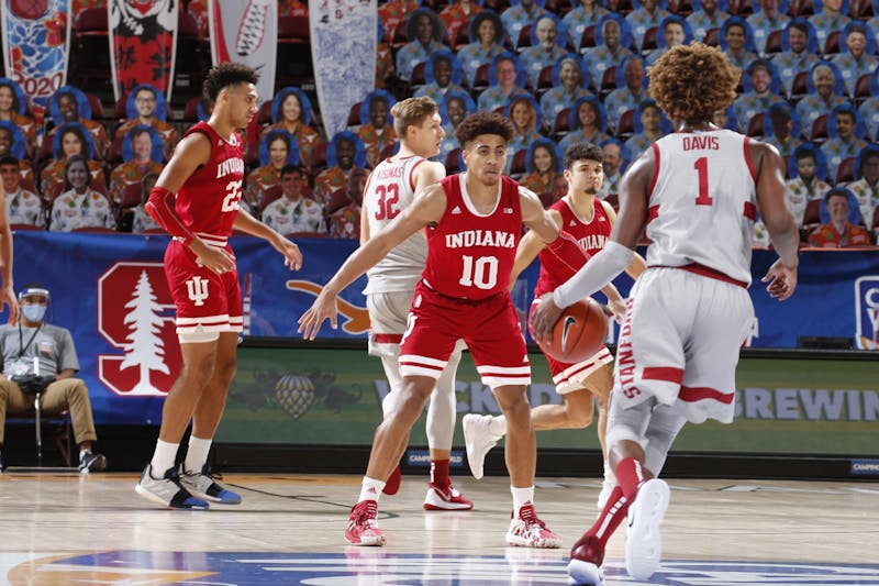 IU men’s basketball bounces back in 7963 victory against Stanford