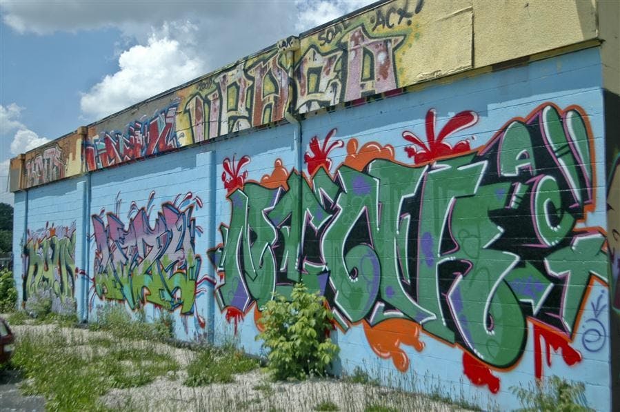 Graffiti around Bloomington