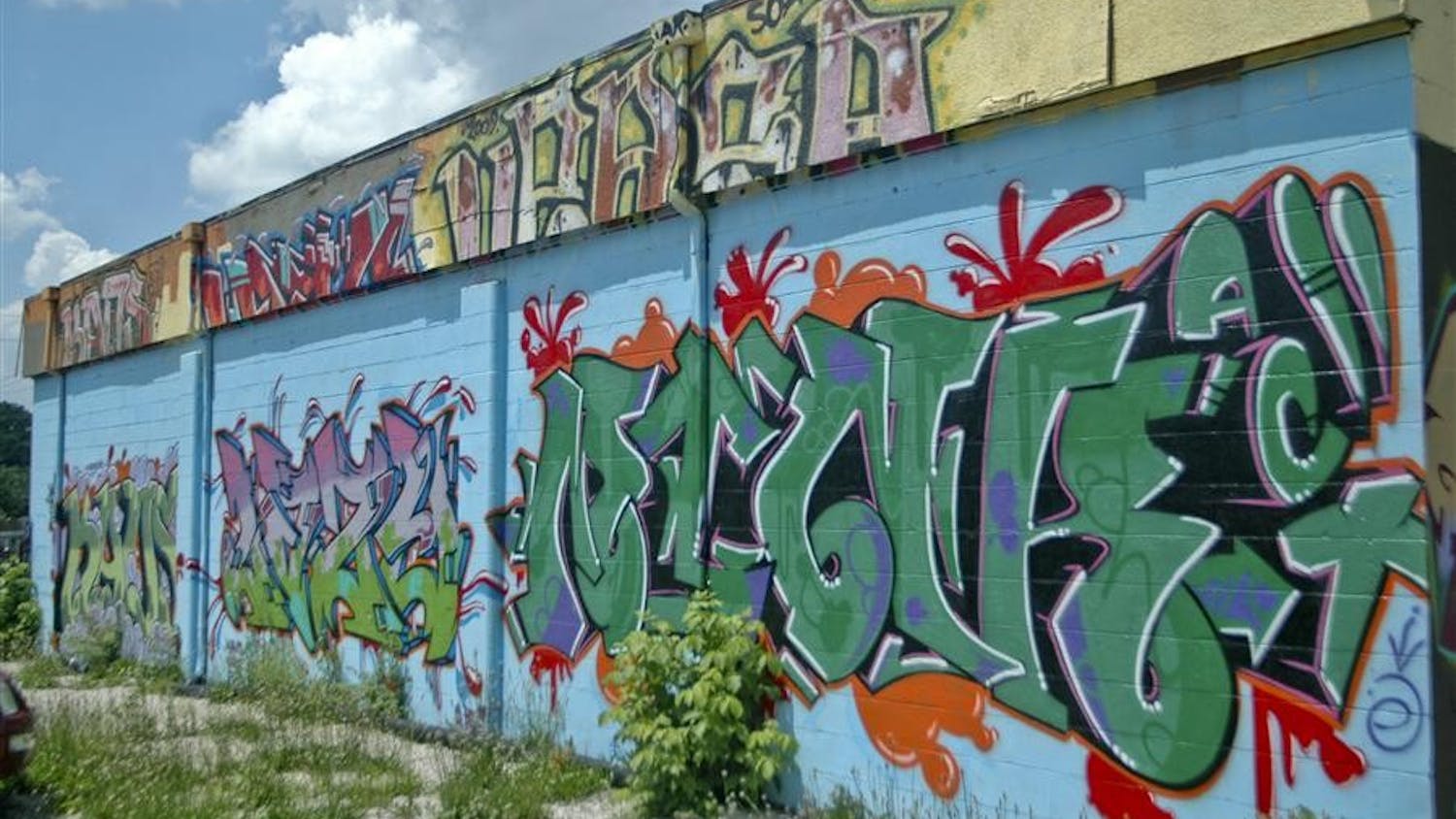 Graffiti around Bloomington