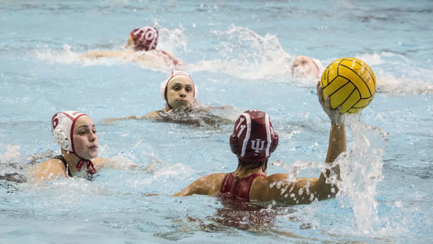Then-sophomore attacker Joelle Nacouzi defends against Marist on Sunday, March 4. 
