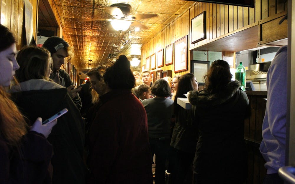 Mother Bear's restaurant teamed up with IU's Feminist Student Association to donate money to the American Civil Liberties Union. Mother Bear's donated $4 from every large pizza sold to someone with a printed coupon this Wednesday.