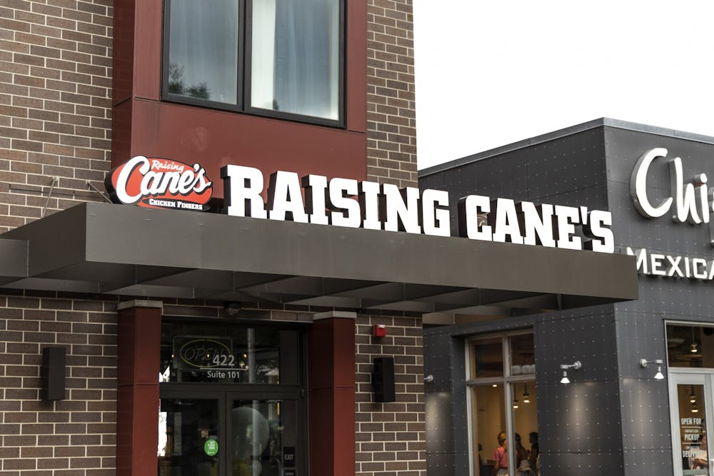 <p>The location of Raising Cane&#x27;s is seen Sept. 5, 2022, on East Kirkwood Avenue. </p>