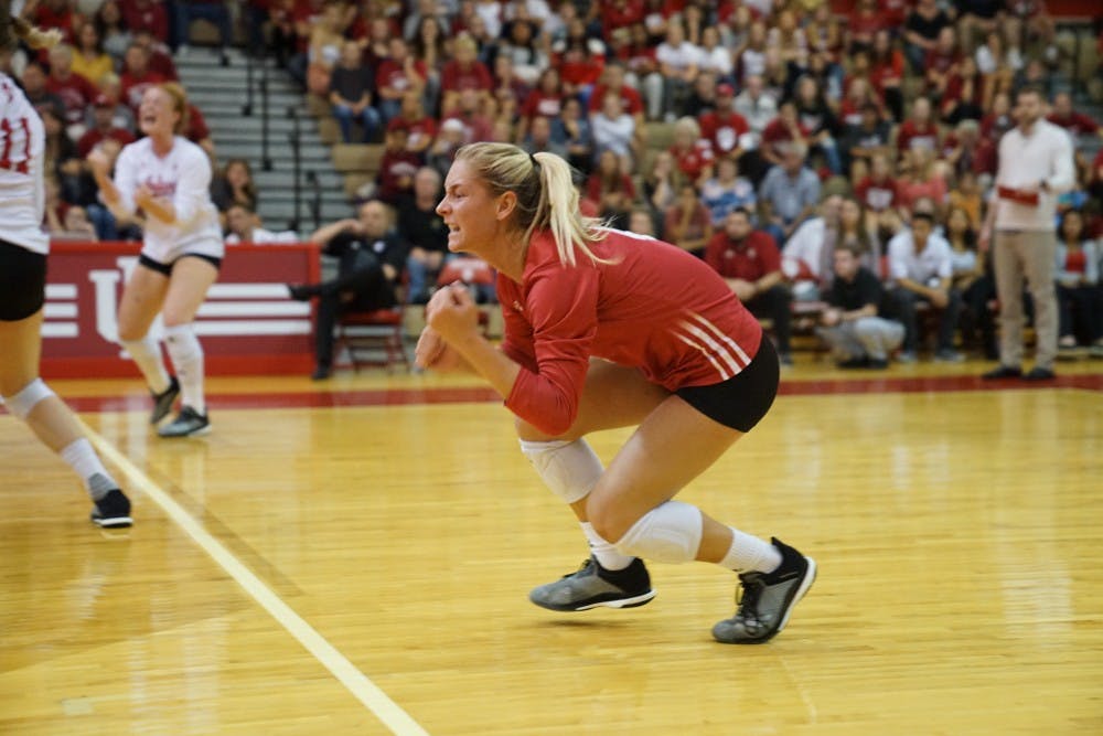 IU Women's Volleyball vs Minnesota 09/29/18