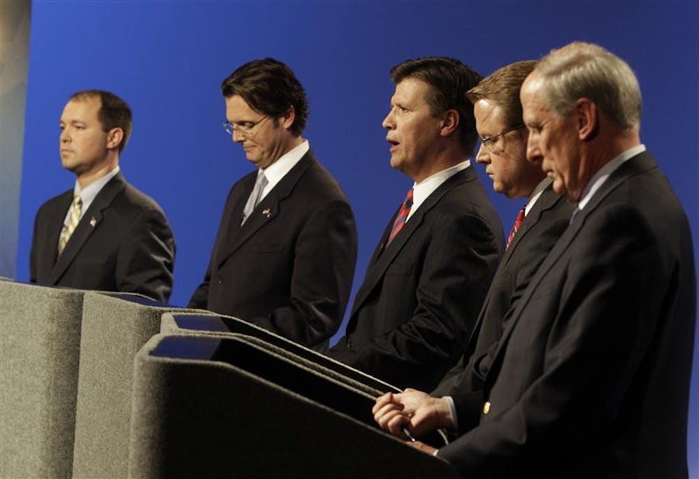 Senate Debate (AP Photo/Darron Cummings)