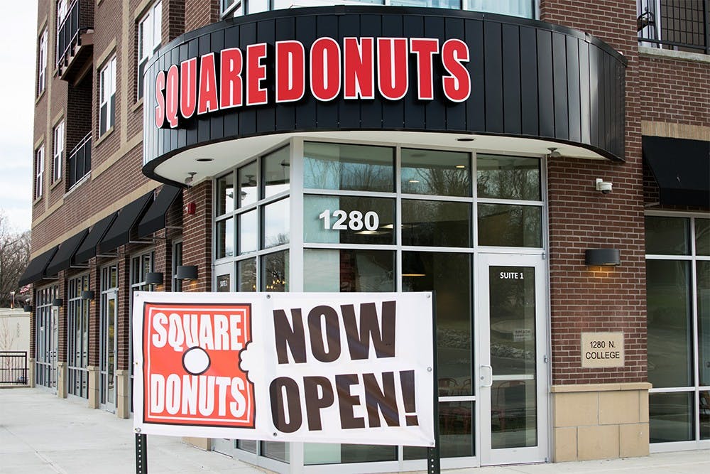 Square Donuts has relocated its primary store to 17th Street and College Avenue. After a soft opening over the weekend, the new location offical opens Tuesday, Feb. 2. 
