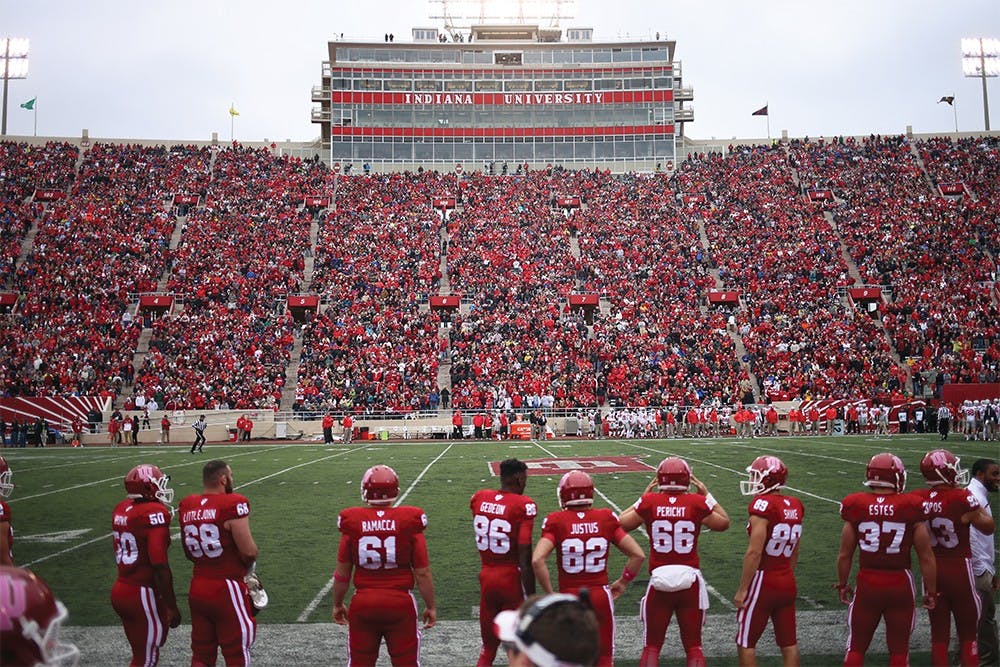 IU's game vs. Ohio State at Memorial Stadium was the first sold-out home football game in five years. 
