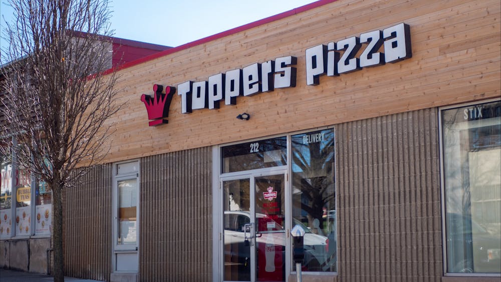 Toppers Pizza is seen at 212 S Indiana Avenue on April 12, 2023.Bloomington residents will have a new pizza option once Toppers Pizza opens April 14 across from the Maurer School of Law.  
