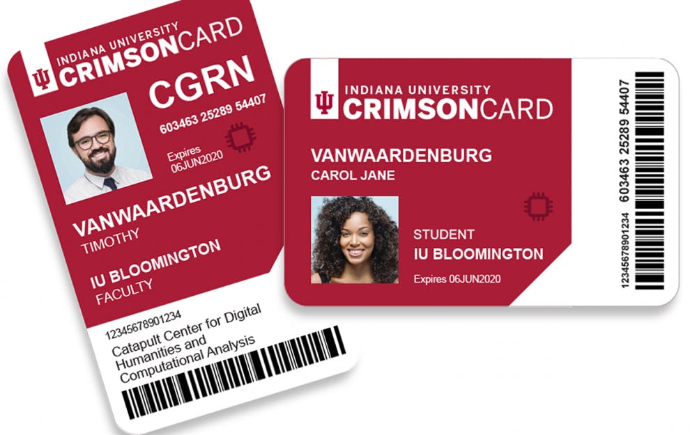 Starting this April IU will introduce a new ID card for students, staff and faculty. CrimsonCards have chips, similar to those on newer credit cards, inside them. These chips prevent people from copying the data from the cards.