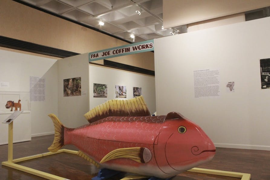 Fish Coffin at Mathers Museum