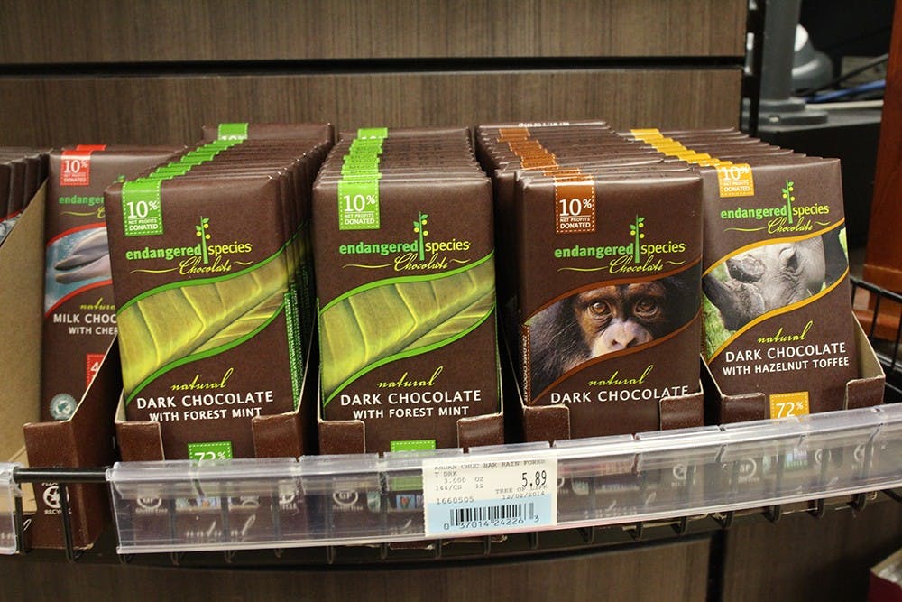 A portion of each Endangered Species Chocolate bar bought is donated to partner organizations that support conservation of endangered species.