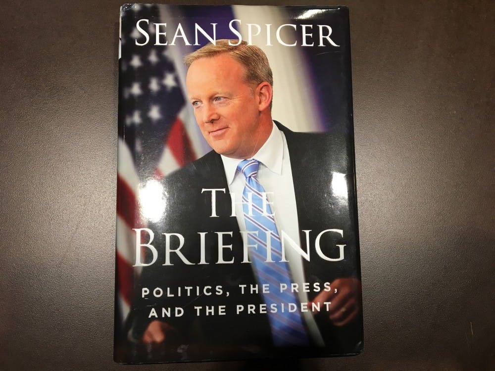 <p>Sean Spicer's autobiography "The Briefing: Politics, the Press, and the President" was released in July.&nbsp;</p>