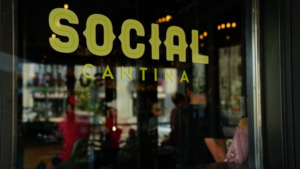 The entrance of Social Cantina is filled with chatter from customers enjoying the restaurant’s Mexican cuisine and large selection of craft beers and tequila. Social Cantina, located at 125 N. College Ave., is a modern Mexican joint featuring authentic Mexican dishes, local craft beers and more than 100 types of tequila.&nbsp;